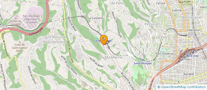 localisation de l'entreprise PHARMACIE DU PANACHE à NICE