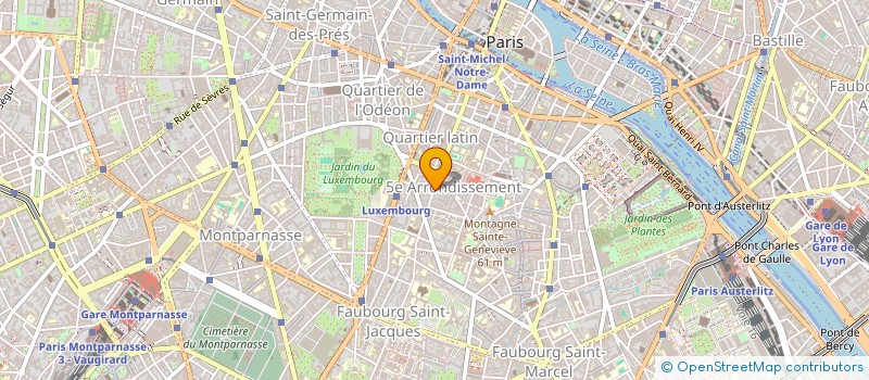 localisation de l'entreprise PHARMACIE DU PANTHEON  PARIS