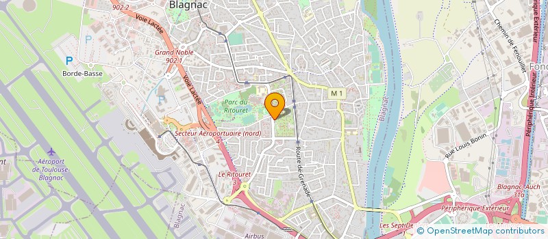 localisation de l'entreprise PHARMACIE DU PARC  BLAGNAC