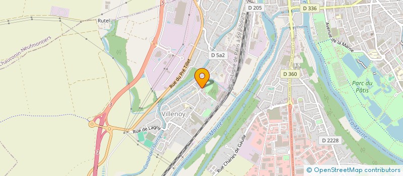 localisation de l'entreprise PHARMACIE DU PARC  VILLENOY