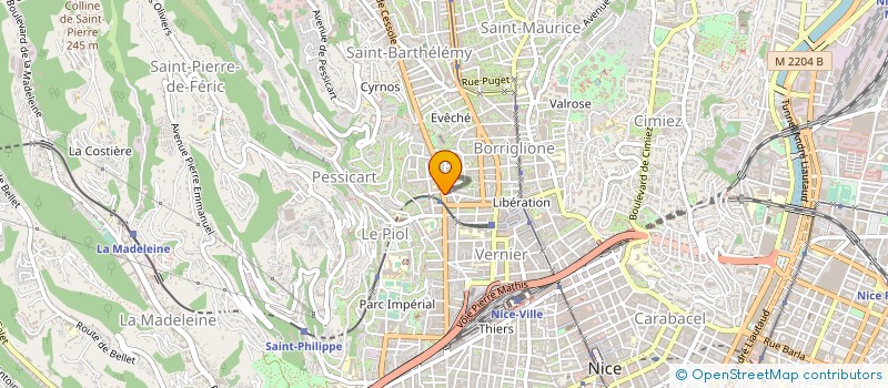 localisation de l'entreprise PHARMACIE DU PASSAGE A NIVEAU à NICE