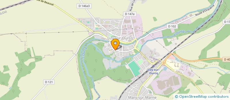 localisation de l'entreprise PHARMACIE DU PAYS DE L'OURCQ  LIZY-SUR-OURCQ