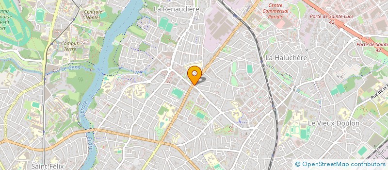 localisation de l'entreprise PHARMACIE DU PAYS DE VILAINE à NANTES