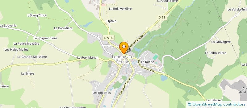 localisation de l'entreprise PHARMACIE DU PERCHE à LONGNY LES VILLAGES