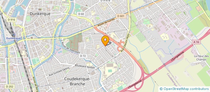 localisation de l'entreprise PHARMACIE DU PETIT STEENDAM  COUDEKERQUE-BRANCHE