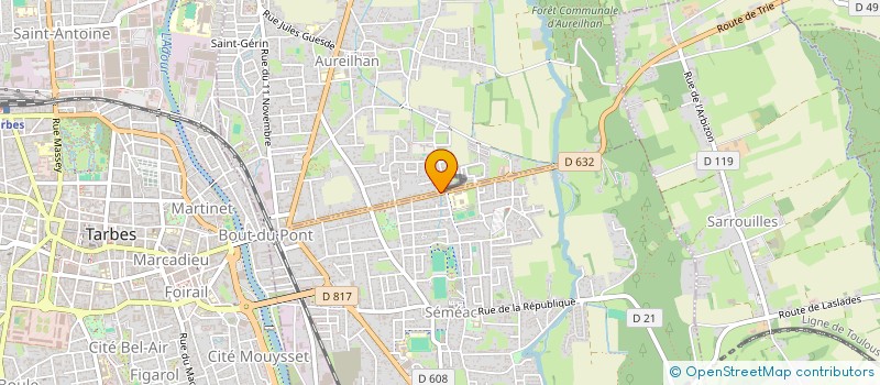 localisation de l'entreprise PHARMACIE DU PIC DU MIDI  SEMEAC