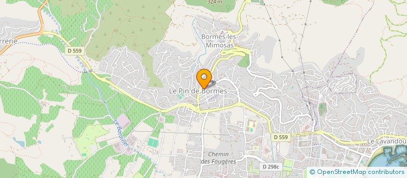 localisation de l'entreprise PHARMACIE DU PIN  BORMES-LES-MIMOSAS