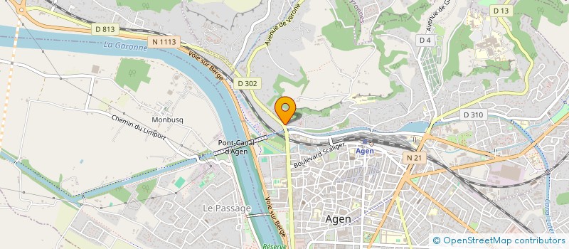 localisation de l'entreprise PHARMACIE DU PONT-CANAL à AGEN
