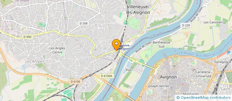 localisation de l'entreprise PHARMACIE DU PONT D'AVIGNON à VILLENEUVE-LES-AVIGNON