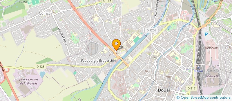 localisation de l'entreprise PHARMACIE DU PONT D'ESQUERCHIN  DOUAI