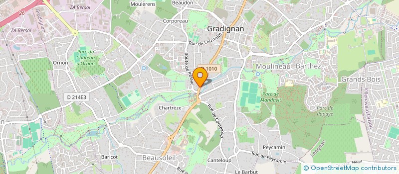 localisation de l'entreprise PHARMACIE DU PRIEURE à GRADIGNAN