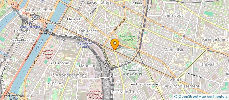 localisation de l'entreprise PHARMACIE DU PROGRES  LYON