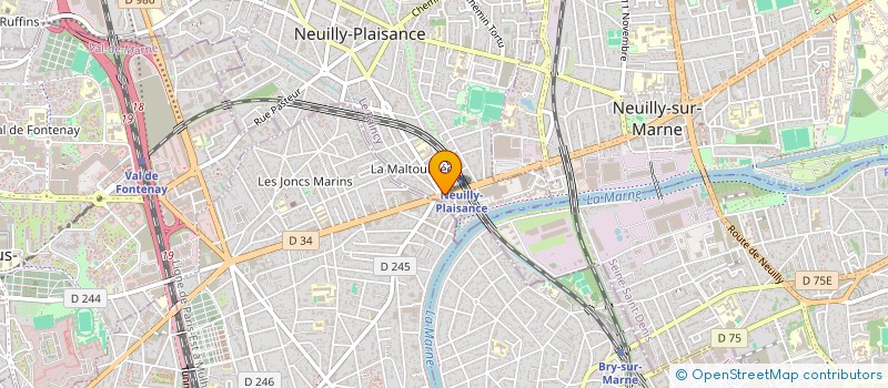 localisation de l'entreprise PHARMACIE DU RER  NEUILLY-PLAISANCE