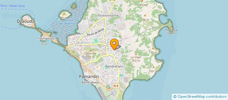 localisation de l'entreprise PHARMACIE DU ROCHER à DZAOUDZI
