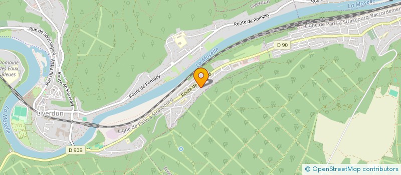 localisation de l'entreprise PHARMACIE DU ROND CHENE  LIVERDUN