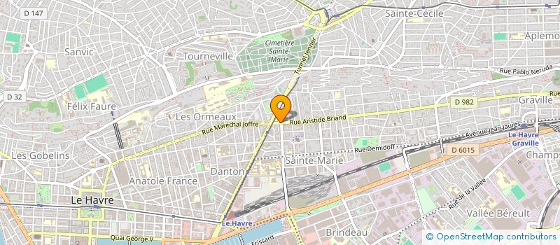 localisation de l'entreprise PHARMACIE DU ROND POINT à LE HAVRE