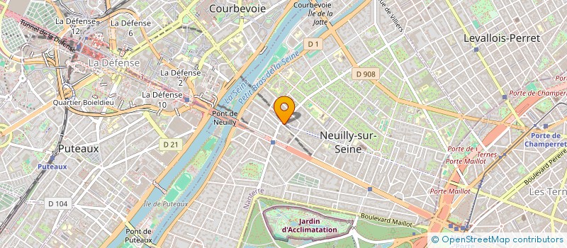 localisation de l'entreprise PHARMACIE DU ROULE à NEUILLY-SUR-SEINE