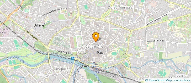 localisation de l'entreprise PHARMACIE DU SOLEIL à PAU