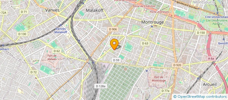 localisation de l'entreprise PHARMACIE DU SQUARE  MONTROUGE