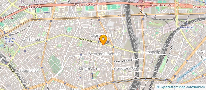 localisation de l'entreprise PHARMACIE DU SQUARE CLIGNANCOURT  PARIS