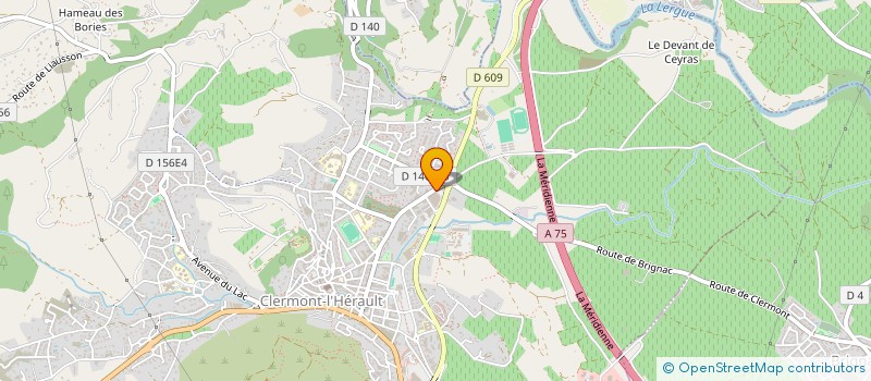 localisation de l'entreprise PHARMACIE DU STADE à CLERMONT-L'HERAULT