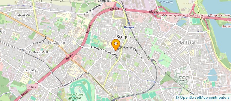 localisation de l'entreprise PHARMACIE DU STADE à BRUGES