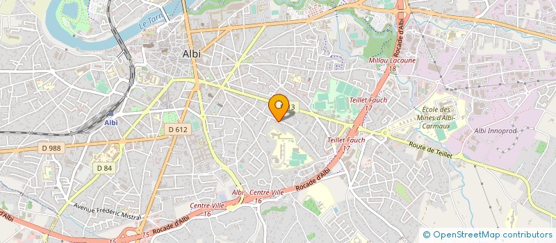 localisation de l'entreprise PHARMACIE DU STADIUM à ALBI