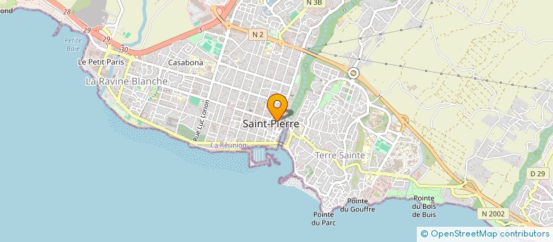 localisation de l'entreprise PHARMACIE DU SUD  SAINT-PIERRE