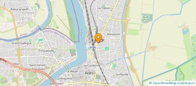 localisation de l'entreprise PHARMACIE DU TREBON  ARLES