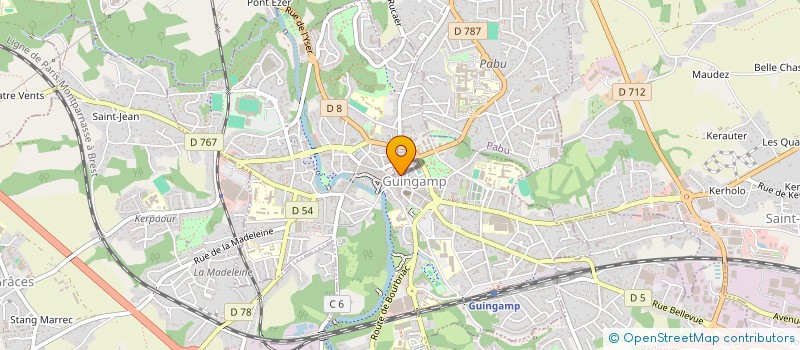 localisation de l'entreprise PHARMACIE DU TREGOR-GOELO  POMMERIT-LE-VICOMTE