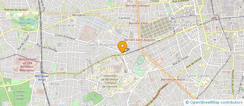 localisation de l'entreprise PHARMACIE DU TRIPODE à BORDEAUX