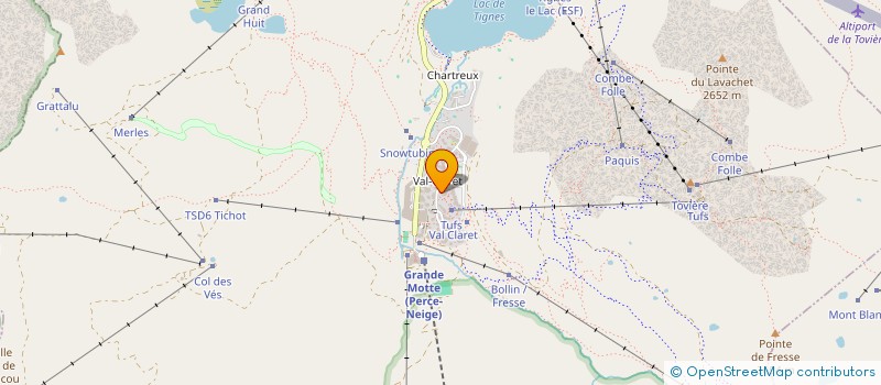 localisation de l'entreprise PHARMACIE DU VAL CLARET à TIGNES