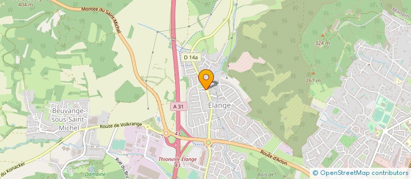 localisation de l'entreprise PHARMACIE DU VAL D ELANGE  THIONVILLE