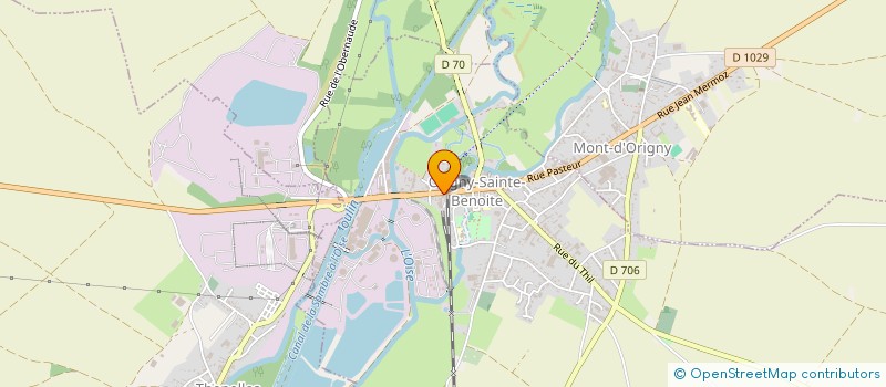 localisation de l'entreprise PHARMACIE DU VAL D'ORIGNY  ORIGNY-SAINTE-BENOITE