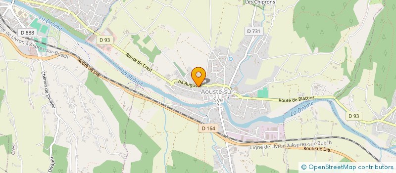 localisation de l'entreprise PHARMACIE DU VAL DE DROME  AOUSTE-SUR-SYE