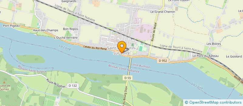 localisation de l'entreprise PHARMACIE DU VAL DE LOIRE  LOIRE-AUTHION