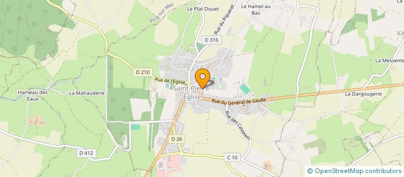 localisation de l'entreprise PHARMACIE DU VAL DE SAIRE  SAINT-PIERRE-EGLISE