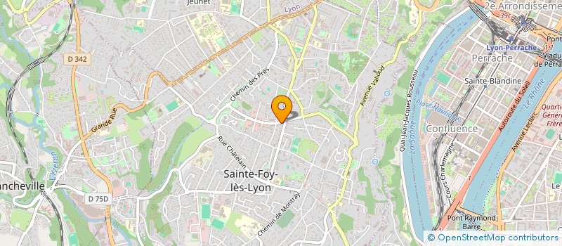 localisation de l'entreprise PHARMACIE DU VALLON à SAINTE-FOY-LES-LYON