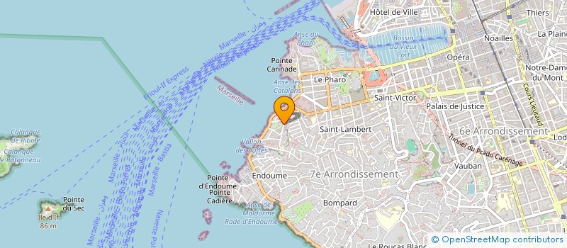 localisation de l'entreprise PHARMACIE DU VALLON DES AUFFES à MARSEILLE