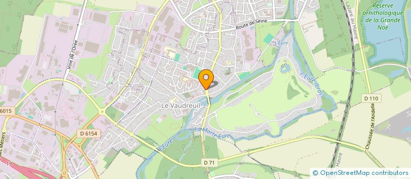 localisation de l'entreprise PHARMACIE DU VAUDREUIL  LE VAUDREUIL