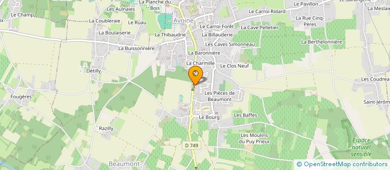 localisation de l'entreprise PHARMACIE DU VERON  BEAUMONT-EN-VERON