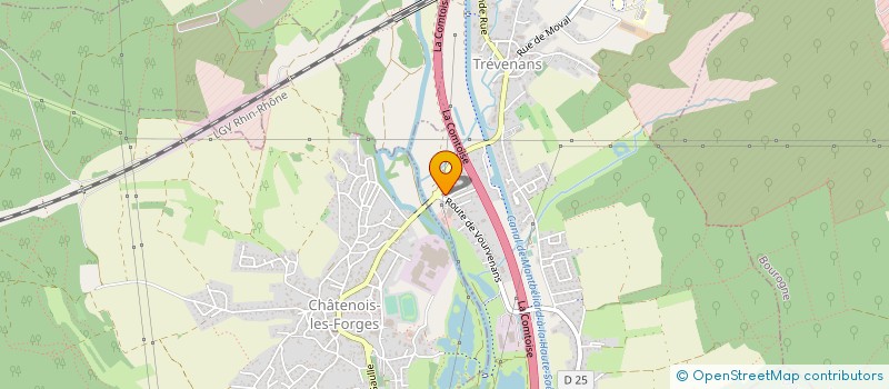 localisation de l'entreprise PHARMACIE DU VIADUC à TREVENANS