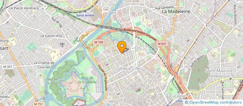 localisation de l'entreprise PHARMACIE DU VIEUX LILLE à LILLE