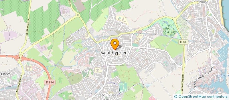 localisation de l'entreprise PHARMACIE DU VILLAGE à SAINT-CYPRIEN