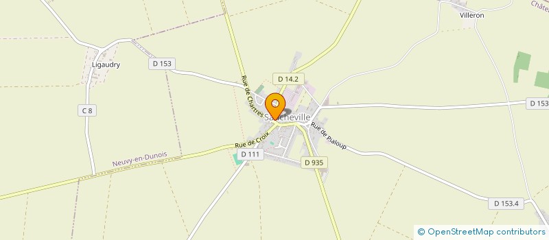localisation de l'entreprise PHARMACIE DU VILLAGE à SANCHEVILLE