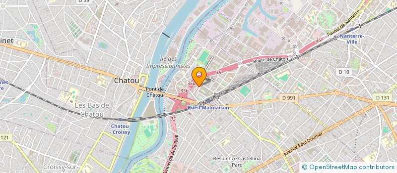 localisation de l'entreprise PHARMACIE DU VILLAGE  RUEIL-MALMAISON