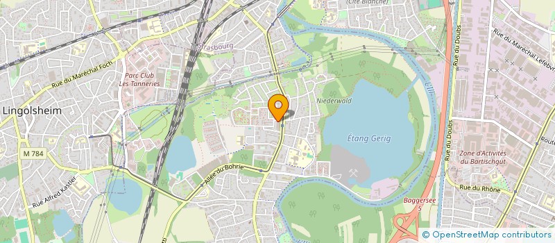 localisation de l'entreprise PHARMACIE DU WIHREL  OSTWALD