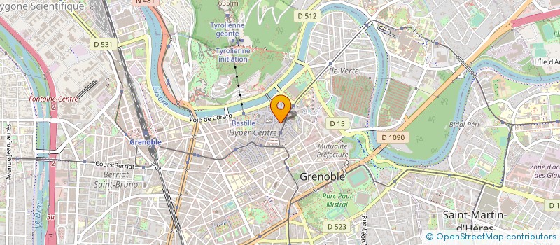 localisation de l'entreprise PHARMACIE DUCET à GRENOBLE