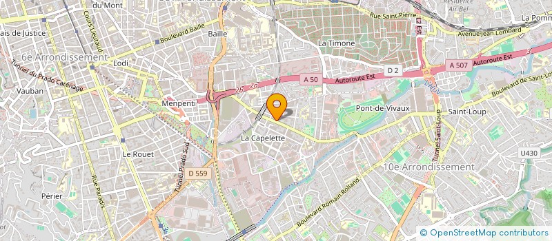 localisation de l'entreprise PHARMACIE DUCLOS CORNUEL  MARSEILLE