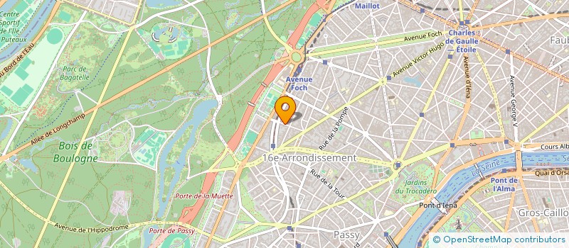 localisation de l'entreprise PHARMACIE DUFRENOY  PARIS